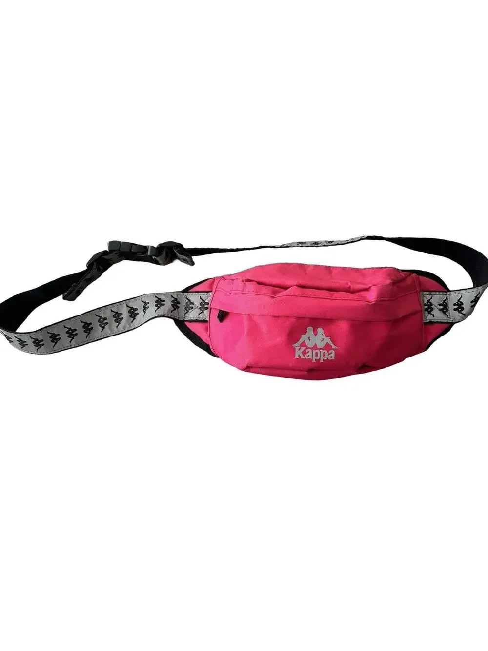Kappa Pink Logo Fanny Pack Waist Bag Adjustable Strap Festival Streetwear